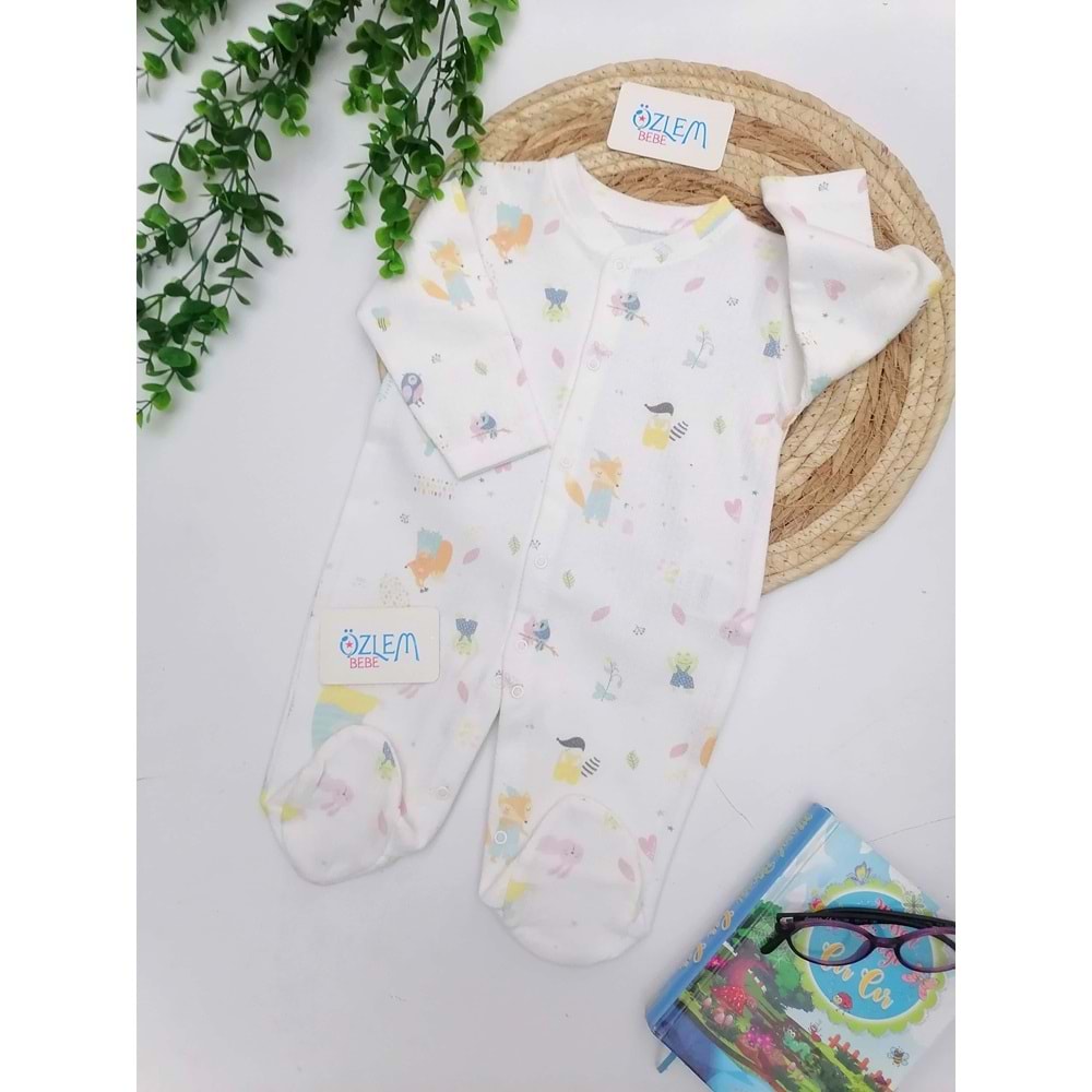 Tilki Desen Bebek Tulumu