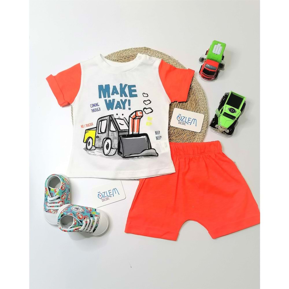 Make Way Şortlu Bebek Takım