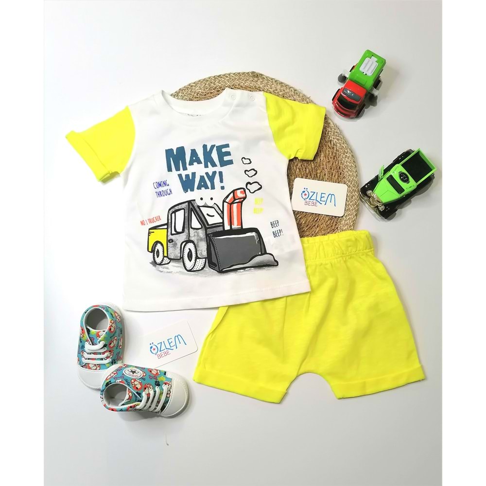 Make Way Şortlu Bebek Takım