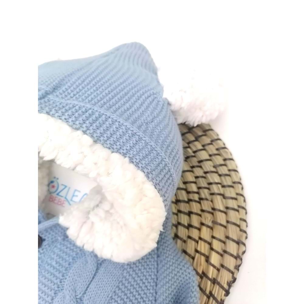 Tavşan Kulaklı Koyu Mavi Astronot Tulum