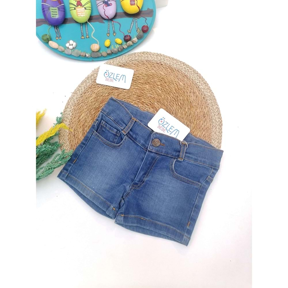 Unisex Denim Şort