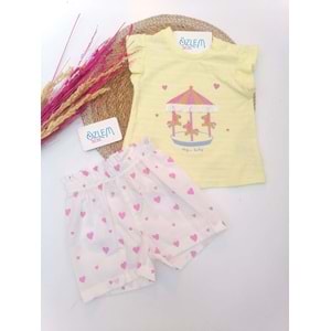 Atlı Karınca Şortlu 2'li Takım