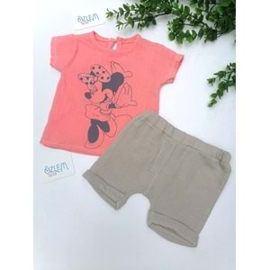 Minie Mouse Müslin 2'li Takım