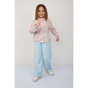 Çiçek Çiçek Müslin Gömlekli 2'li Takım