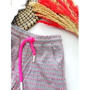 Çiçekli Park Tişört&Şort 2'li Takım