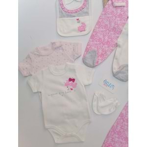 Gül Desenli 8'li Hastane Çıkışı