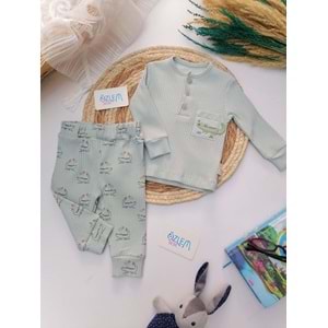 Timsah Desenli Ribana 2'li Takım