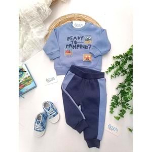 Ready To Campıng Baskı 2'li Takım