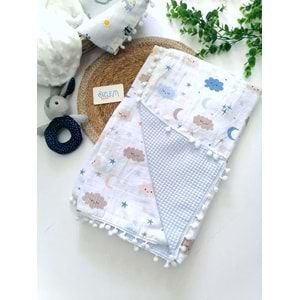 Pike&Müslin Ponponlu Battaniye