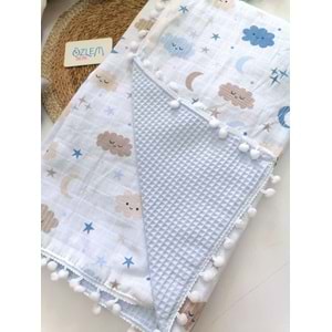 Pike&Müslin Ponponlu Battaniye