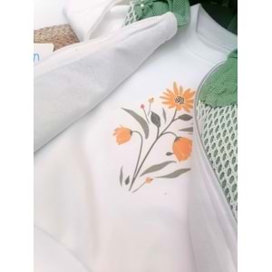 File Model Yelekli Yeşil 3lü Takım