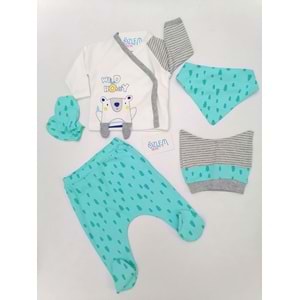 Bal Ayı Figürlü 5'li Hastane Çıkışı