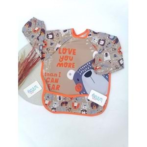 Ayı Kafalar Naylon Mama Önlüğü