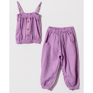 Pıtırcık Poplin Pantolonlu 2'li Takım