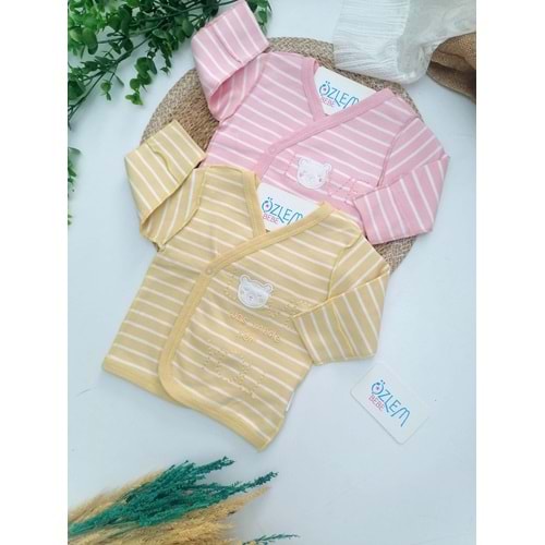 İnterlok Çizgili Dış Zıbın