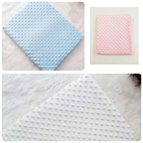 Nohut Kabartmalı Çift Kat Battaniye