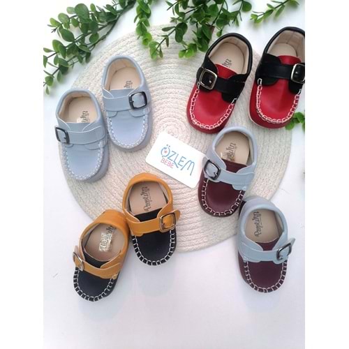 Kemerli Erkek Bebek Ayakkabısı