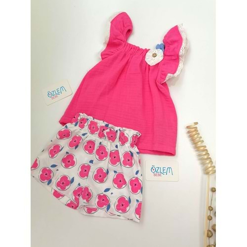 Akşam Sefası Askılı Üst & Şortlu Takım