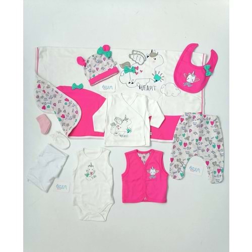 Unicorn Desenli 10'lu Hastane Çıkışı