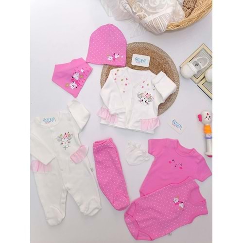 Minik Fare Pembe 8'li Hastane Çıkışı