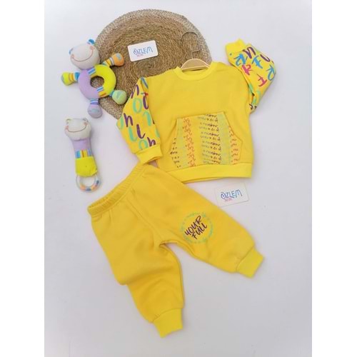 Rainbow Sarı Bebek Takım