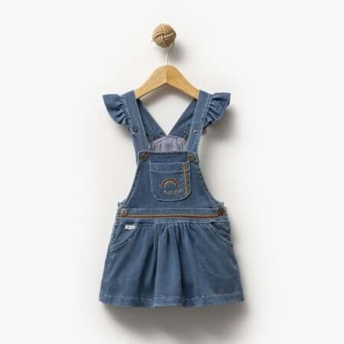 Gökkuşağı Nakışlı Kot Jile