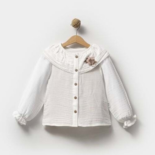 Fırfırlı Müslin Gömlek