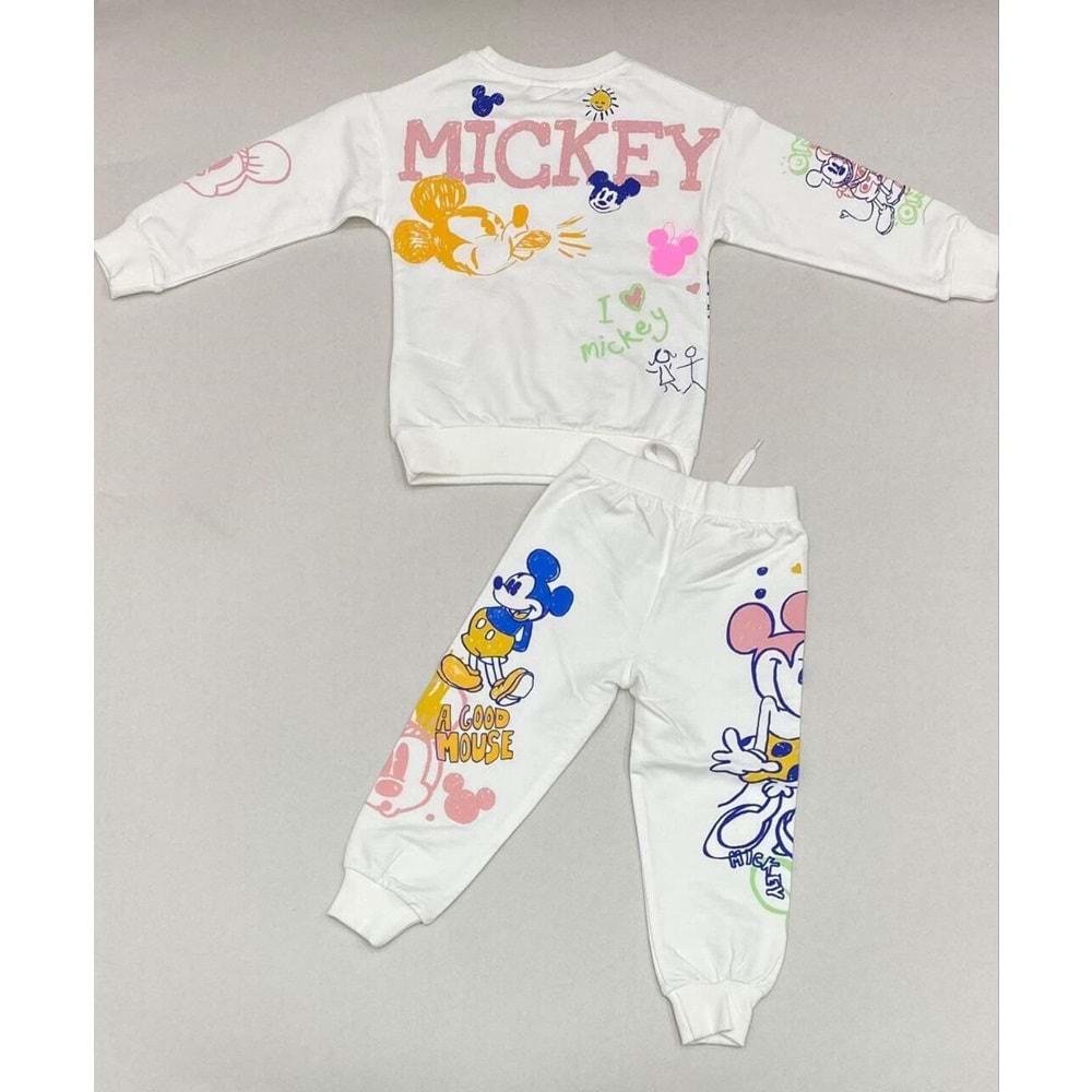 Mickey Mouse 2'li Eşofman Takım