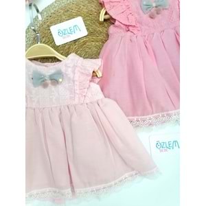 Dantel Biye Etekli Elbise