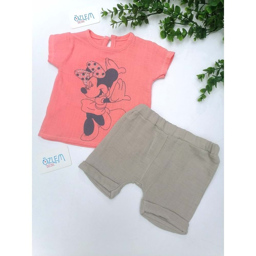 Minie Mouse Müslin 2'li Takım
