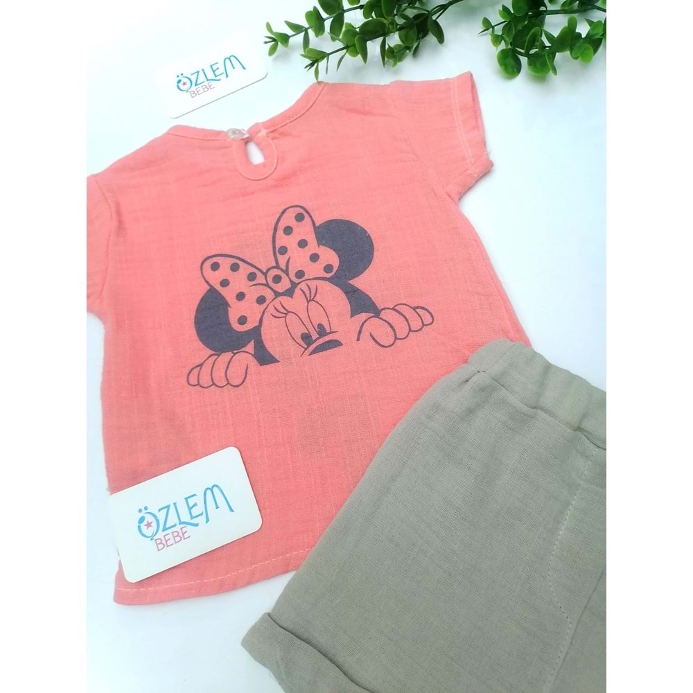 Minie Mouse Müslin 2'li Takım