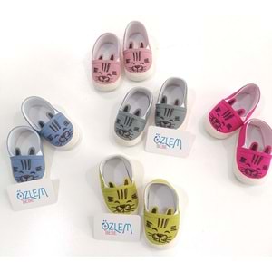 Kedi Figürlü Babet Ayakkabı