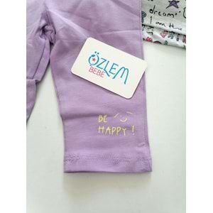 Yıldız Yıldız Desenli Tişört&Tayt 2'li Takım