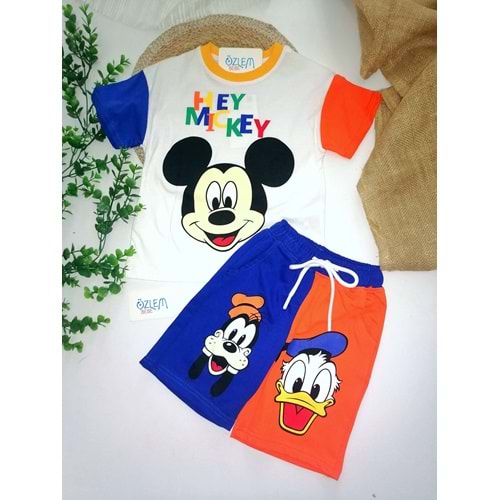 Hey Mickey Şortlu 2li Takım