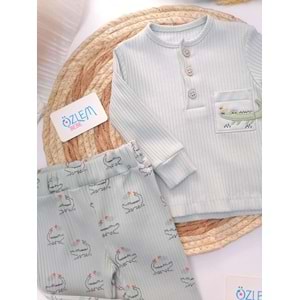 Timsah Desenli Ribana 2'li Takım