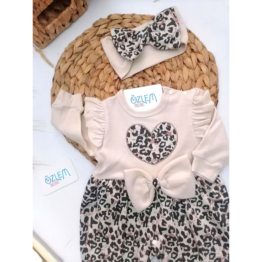 Leopar Desen Kalpli Tulum