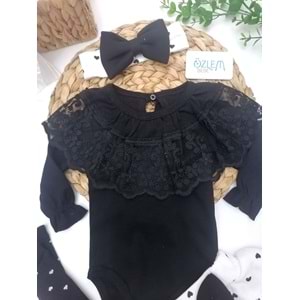 Dantel Yaka& Kalp Desen Etekli 2'li Takım