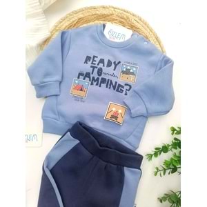 Ready To Campıng Baskı 2'li Takım