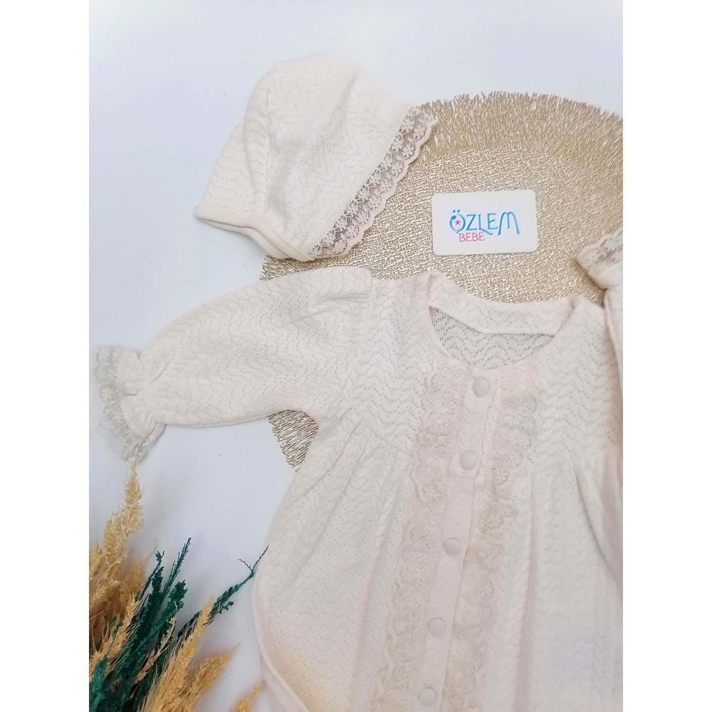 Victoria Dantel Bebek Tulumu