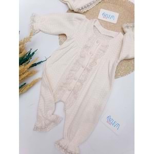 Victoria Dantel Bebek Tulumu