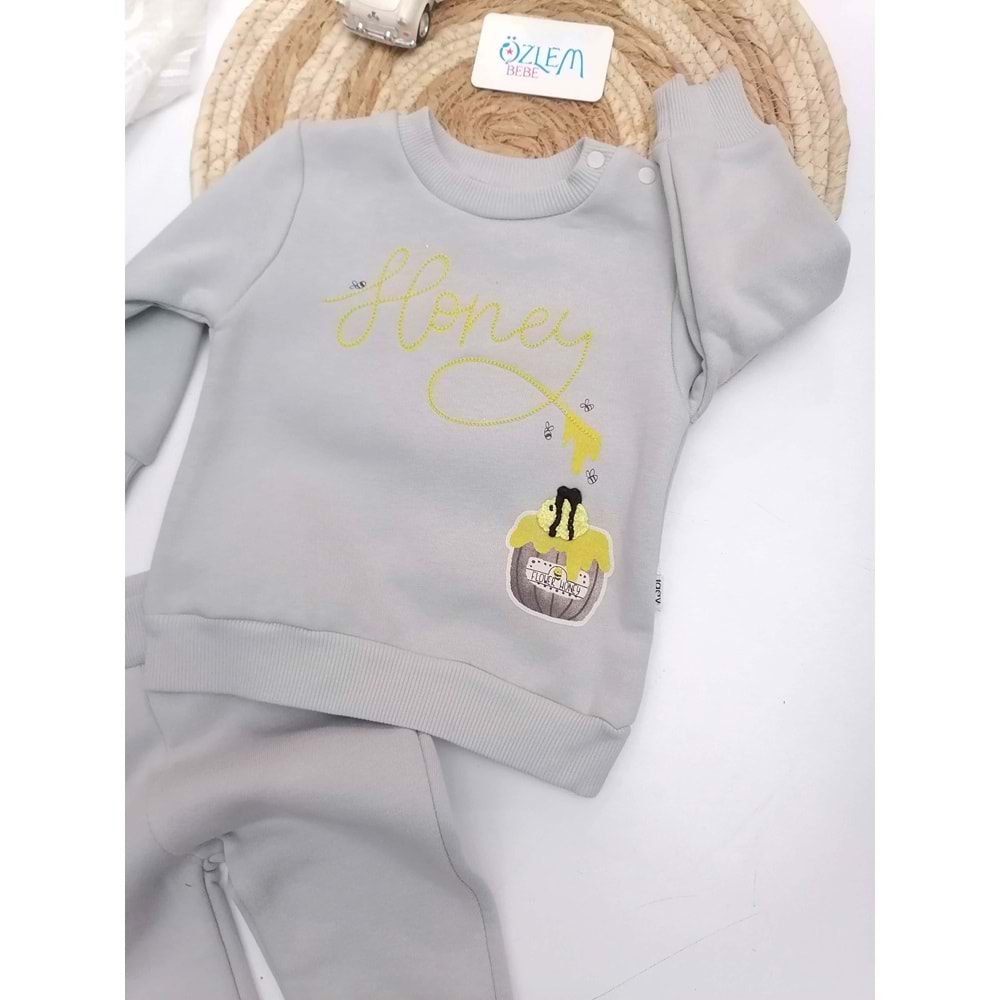 Honey Nakışlı 2'li Takım