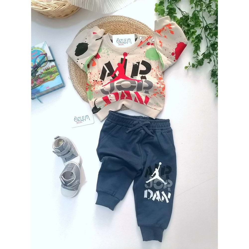 Jordan Renkli Sweat 2'li Takım