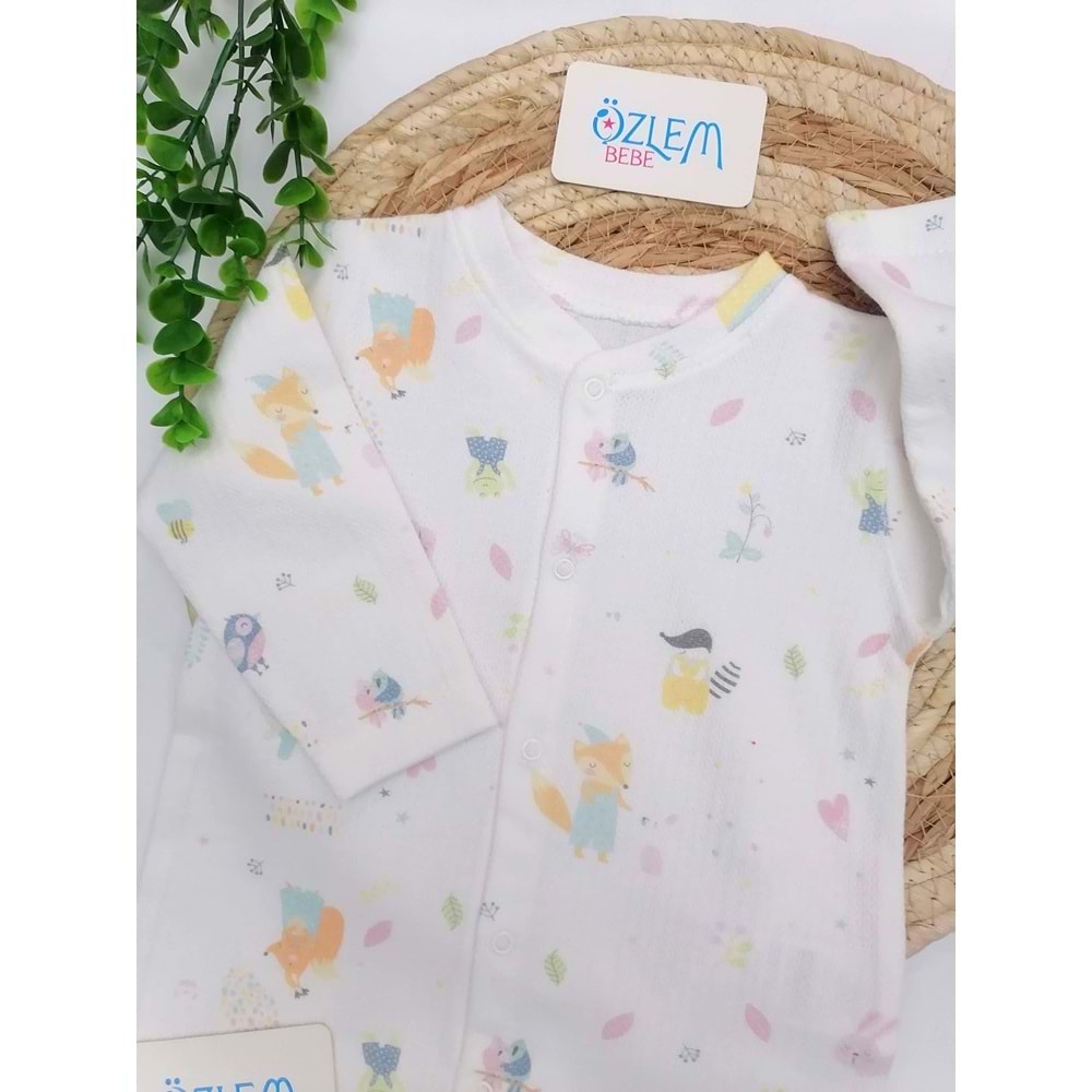 Tilki Desen Bebek Tulumu