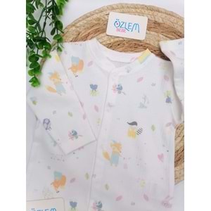 Tilki Desen Bebek Tulumu