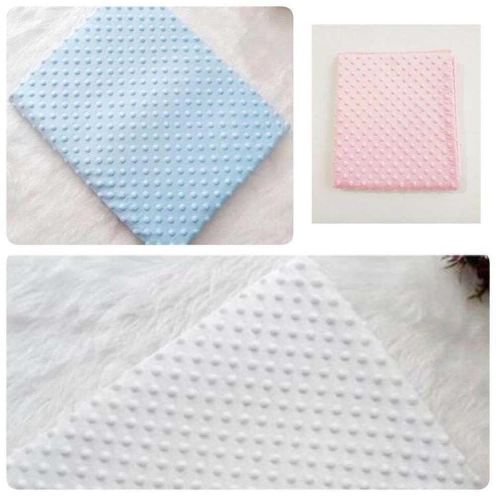 Nohut Kabartmalı Çift Kat Battaniye