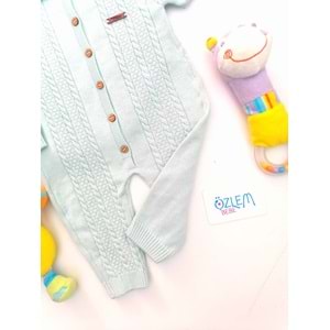 Saç Örgü Model Merserize Şapkalı Tulum