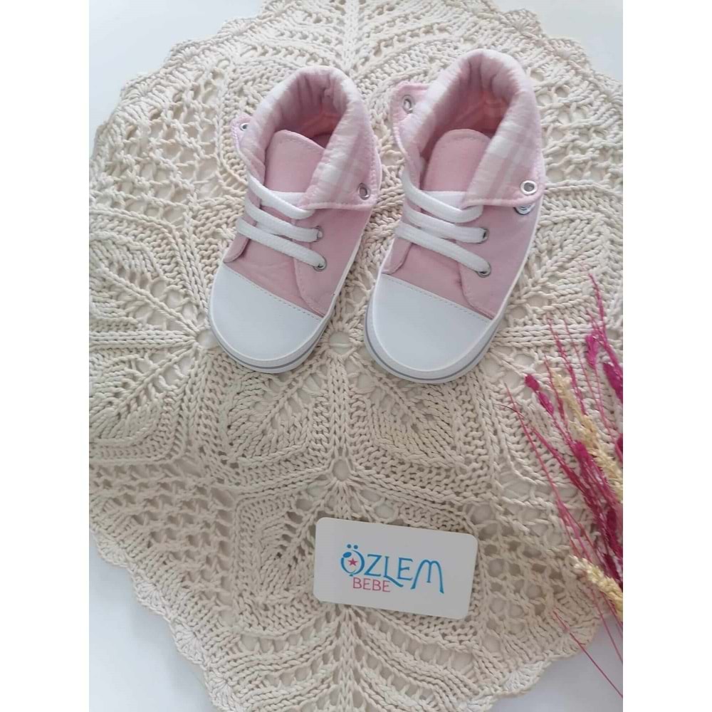 Bot Model Bağcıklı Bebek Ayakkabısı