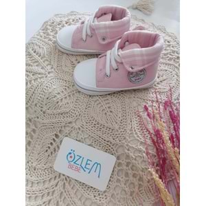 Bot Model Bağcıklı Bebek Ayakkabısı