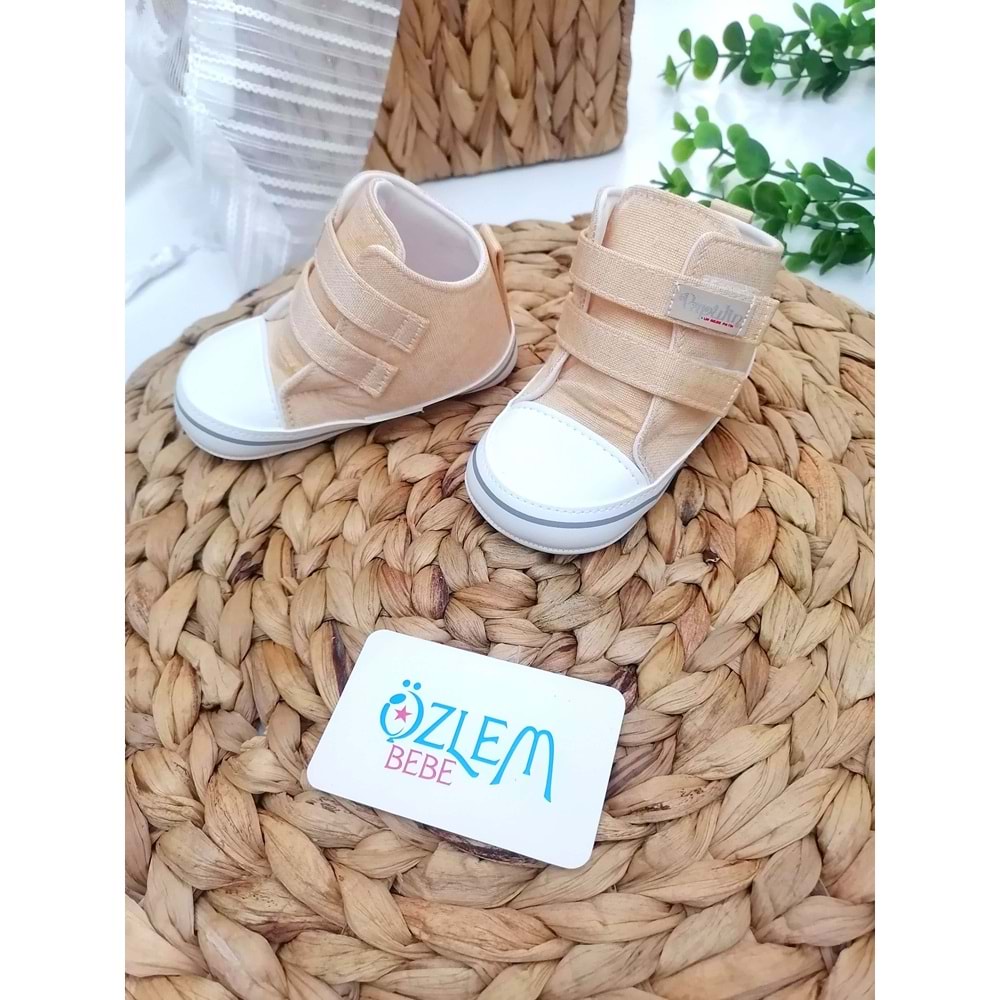 Bot Model Cırtcırtlı Bebek Ayakkabısı