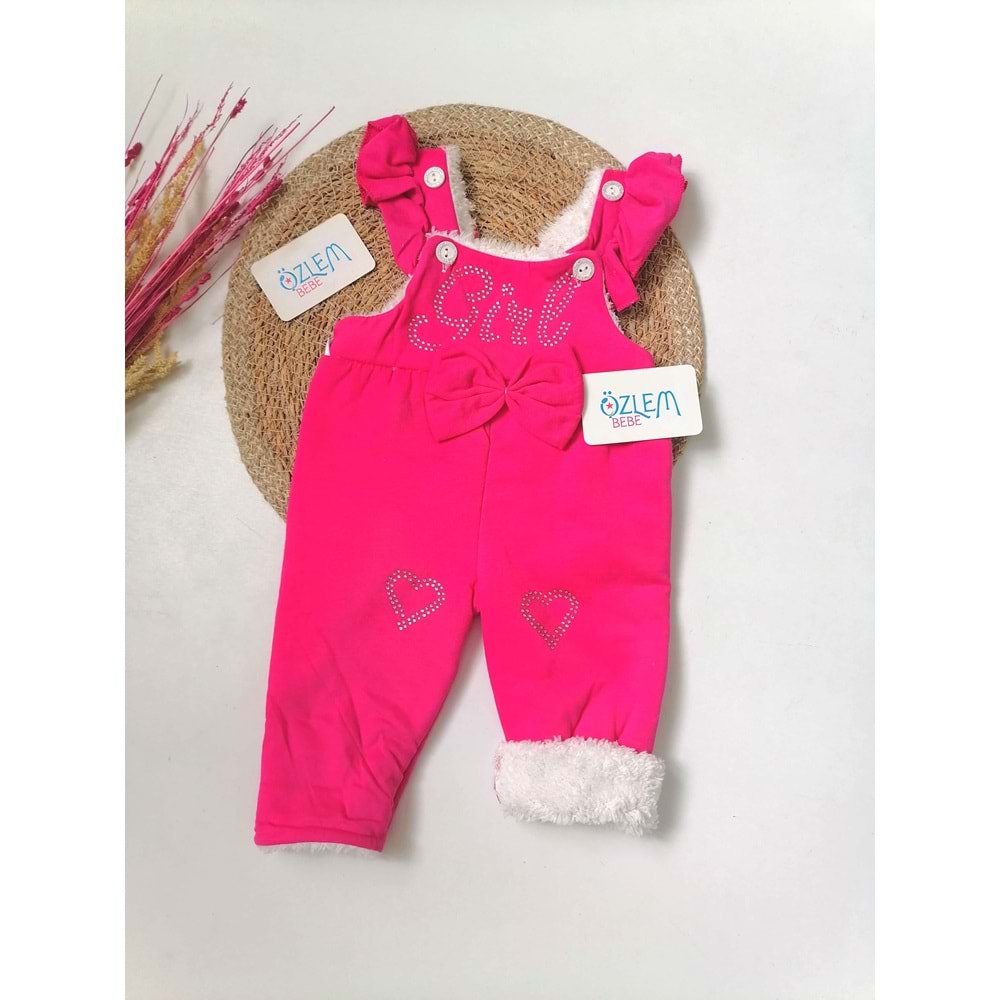 Girl Welsoft Pembe Salopet